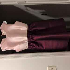 Kate Spade Pink and Burgundy Formal Dress